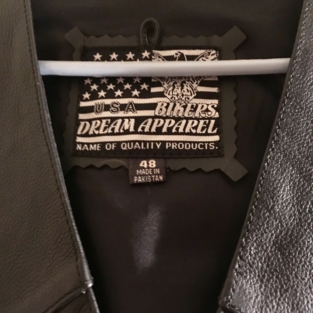 LEATHER BIKERS VEST